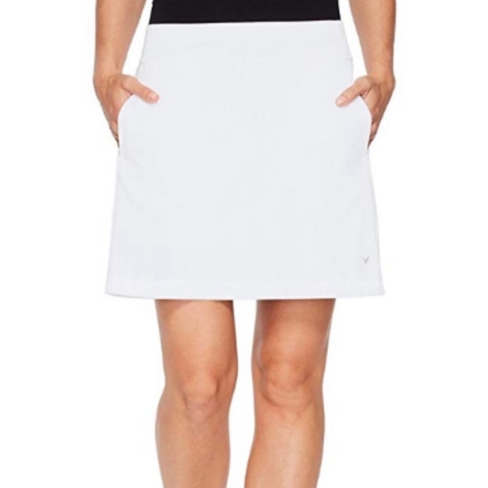 Callaway White 17” Golf Skort New